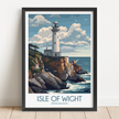 Isle Of Wight Minimalist Wall Art