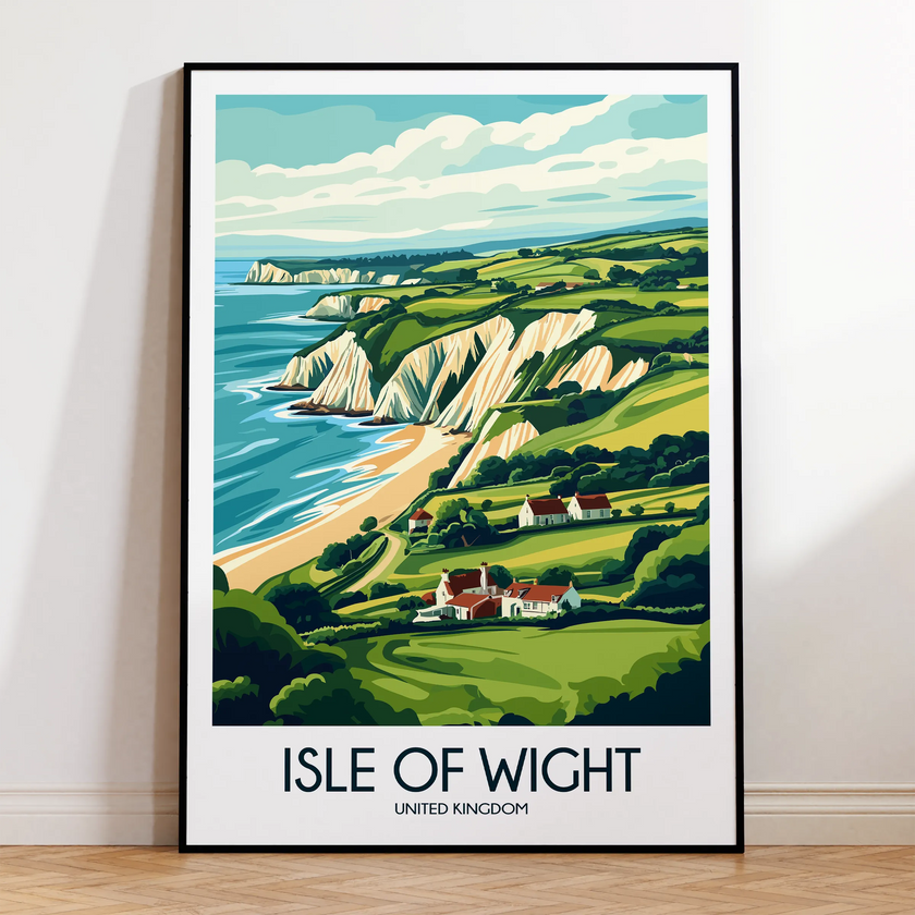 Isle Of Wight Minimalist Wall Art