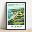 Isle Of Wight Modern Travel Poster