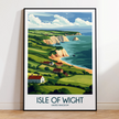 Isle Of Wight Modern Travel Poster