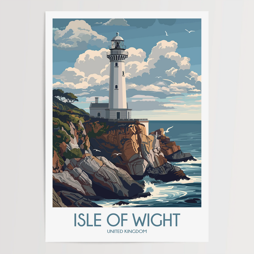 Isle Of Wight Scenic Landscape Art