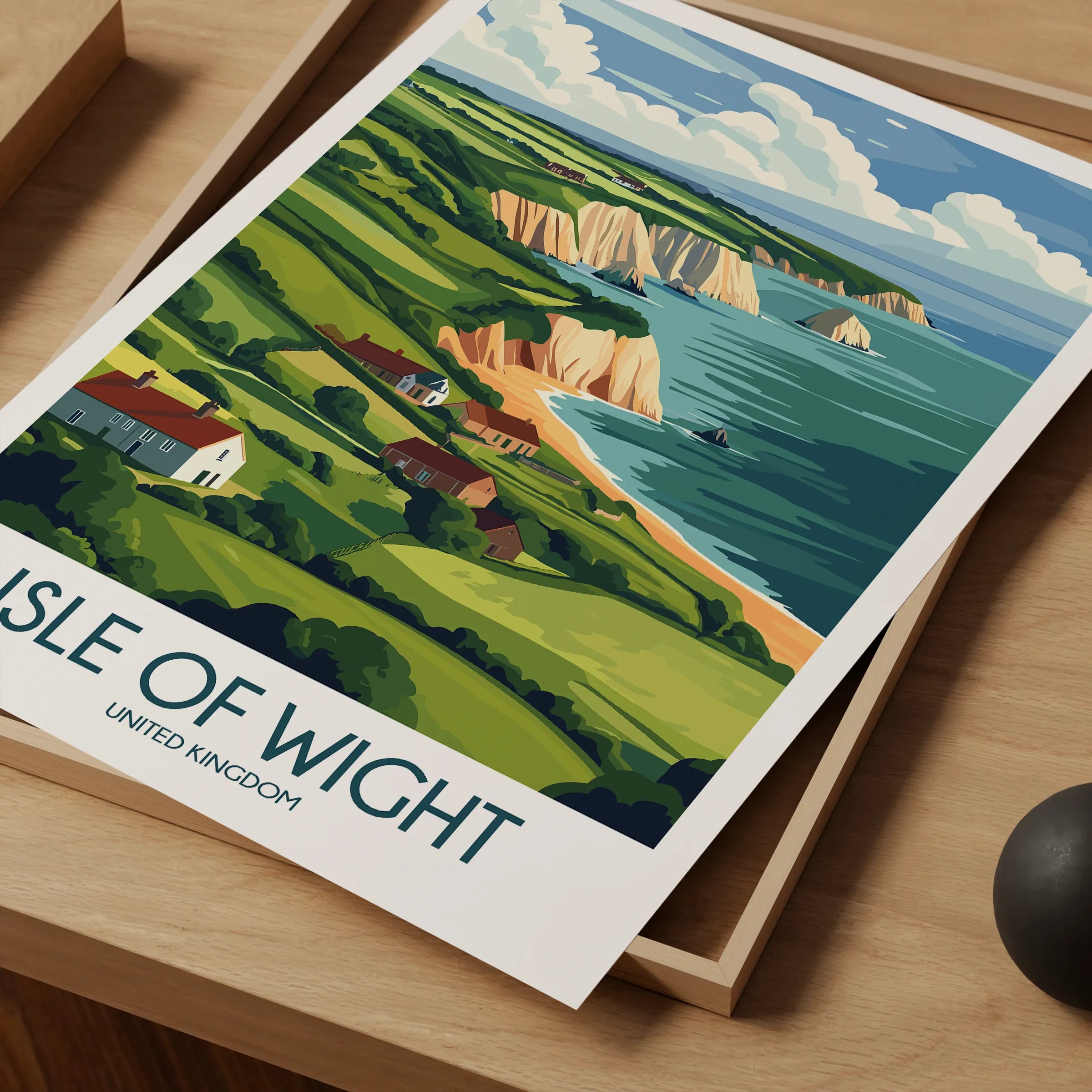 Isle Of Wight Souvenir Poster Print