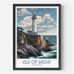 Isle Of Wight Souvenir Poster Print