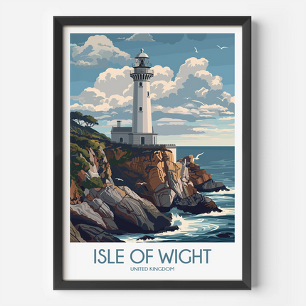Isle Of Wight Souvenir Poster Print