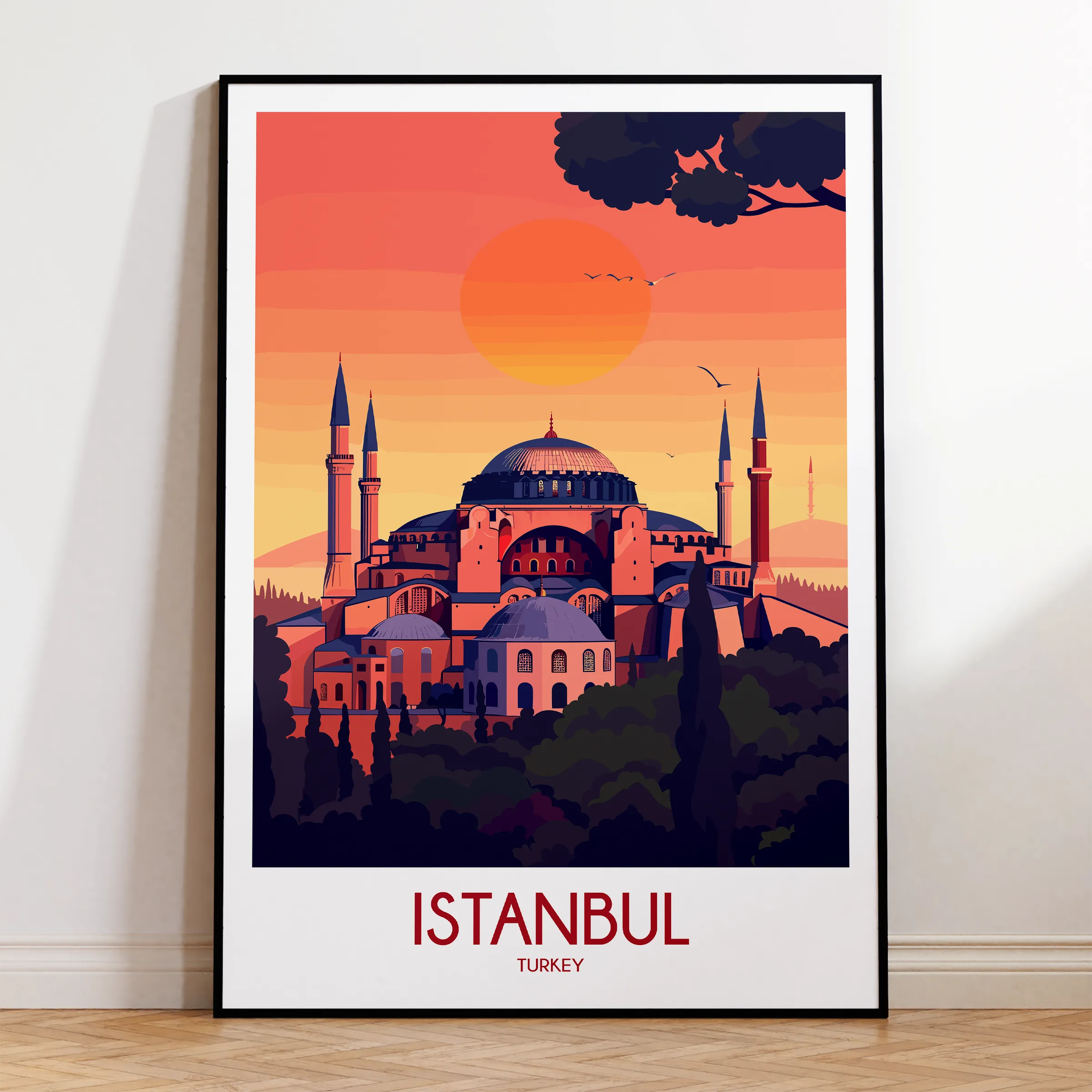 Istanbul Modern Travel Poster
