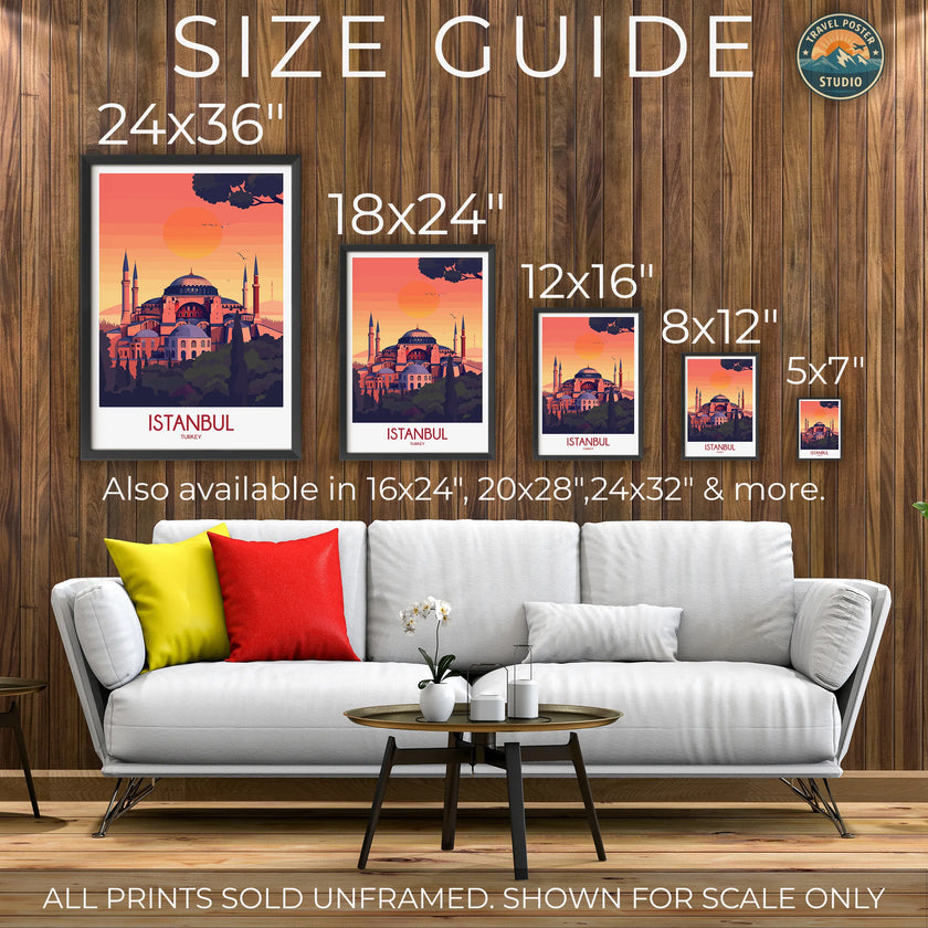 Istanbul Scenic Landscape Art