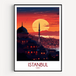 Istanbul Vintage Style Print