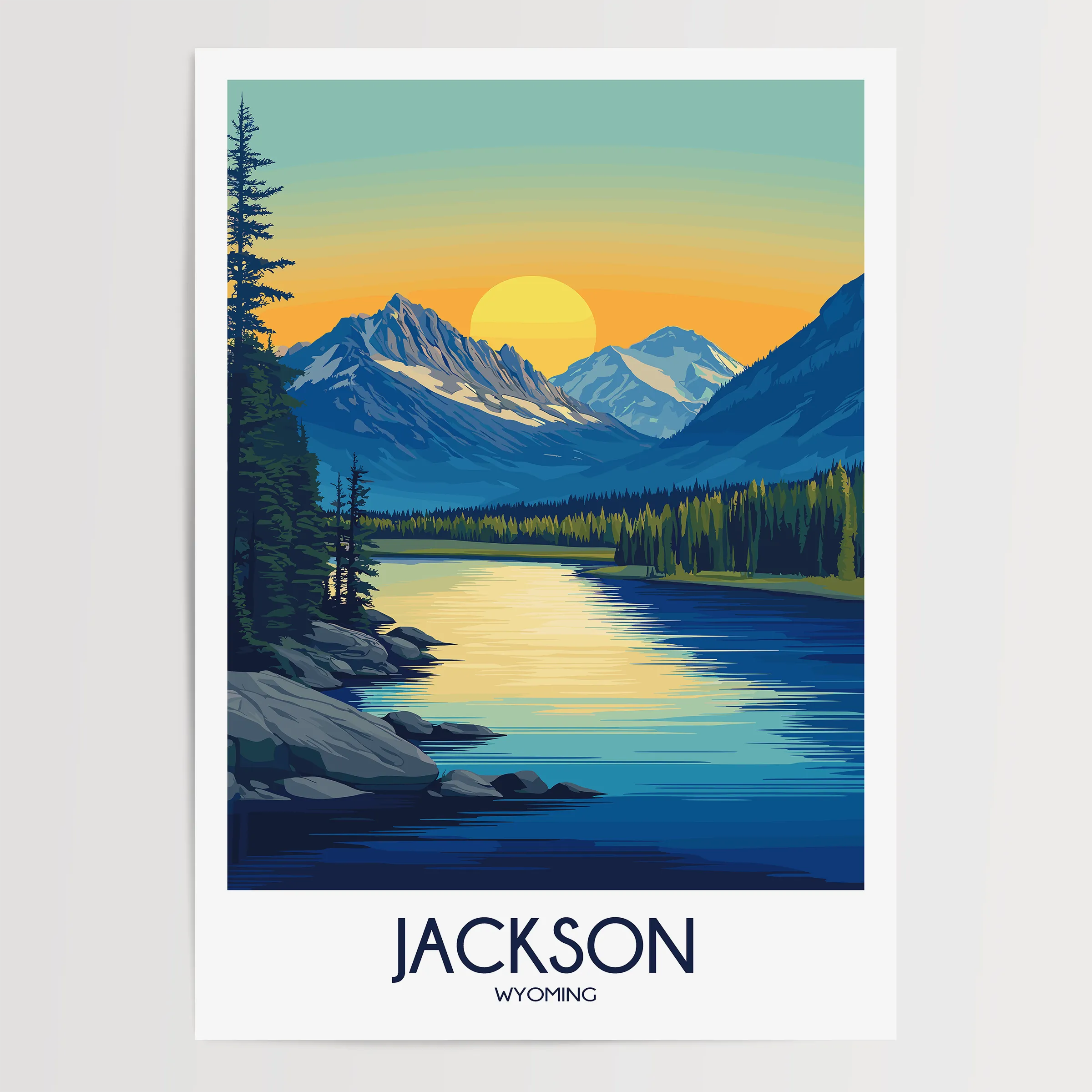 Jackson Minimalist Wall Art