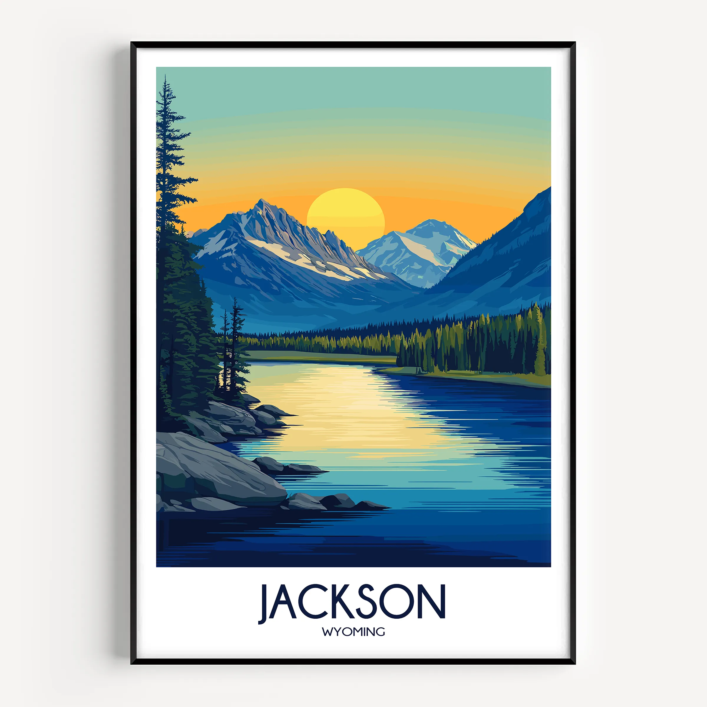 Jackson Scenic Landscape Art