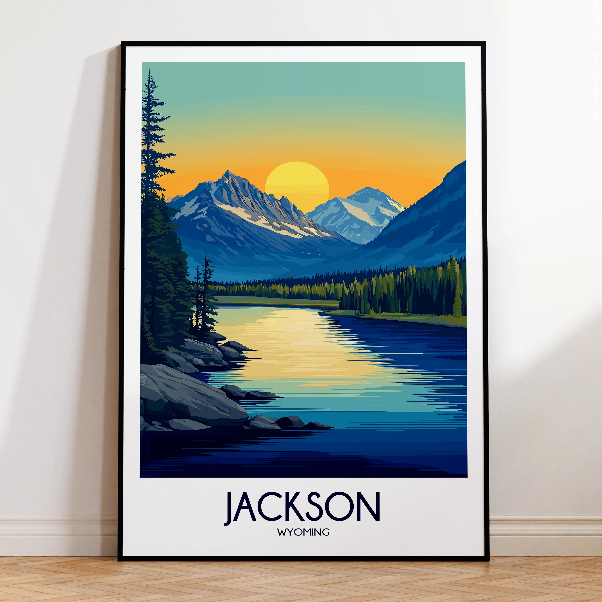 Jackson Vintage Style Print