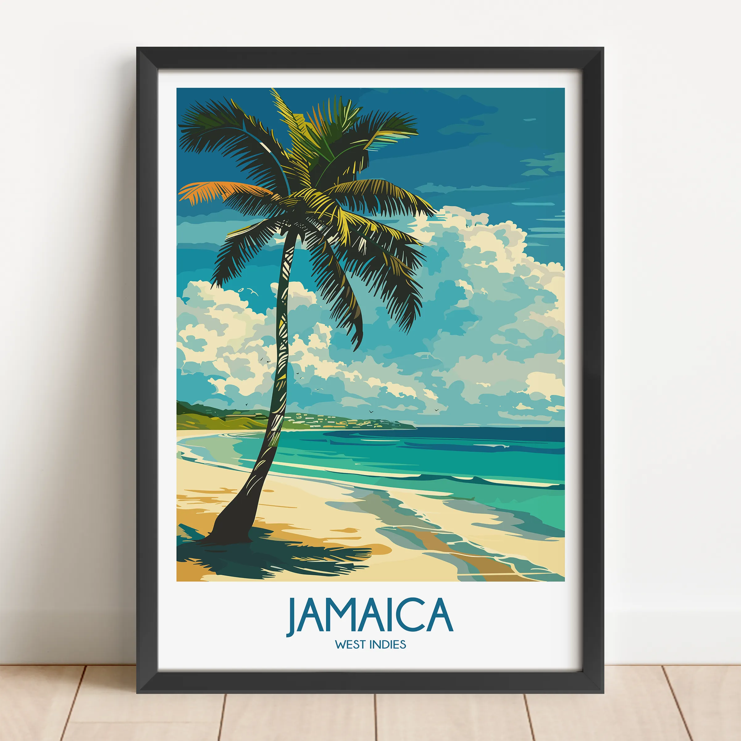 Jamaica Minimalist Wall Art