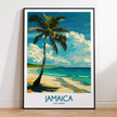 Jamaica Modern Travel Poster