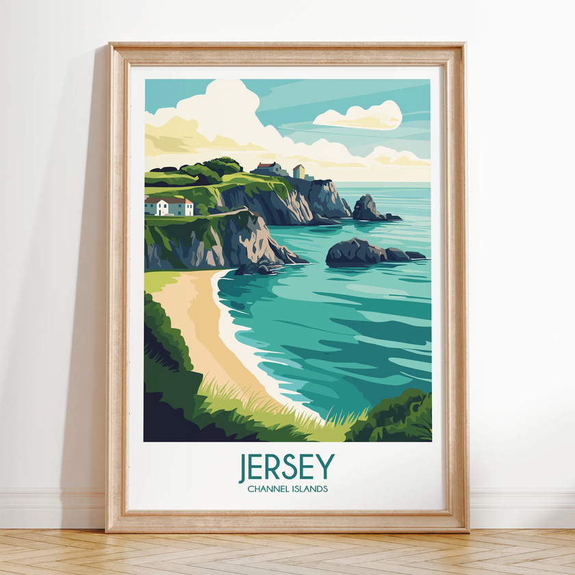 Jersey Destination Art Gift