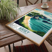 Jersey Retro Travel Illustration