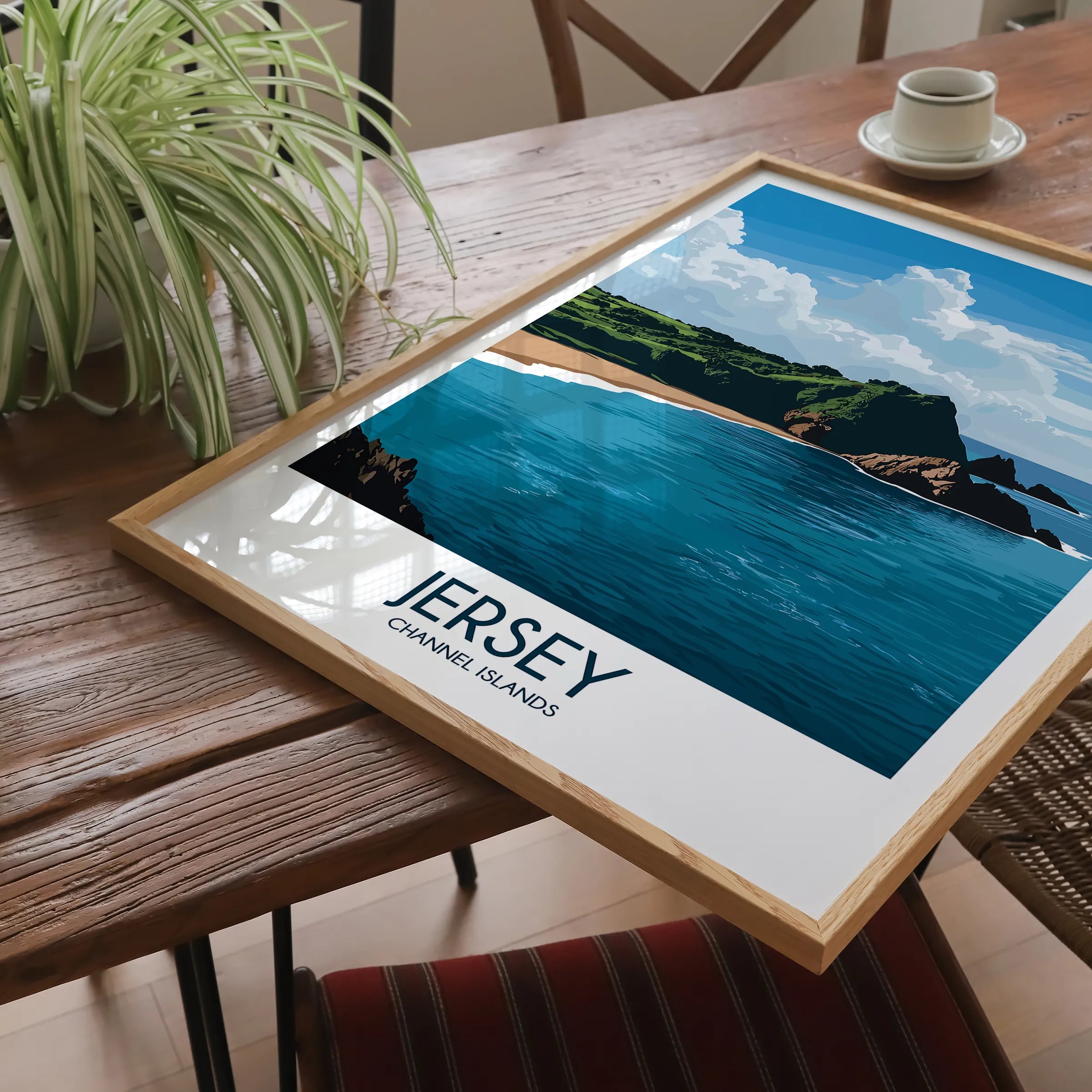 Jersey Souvenir Poster Print