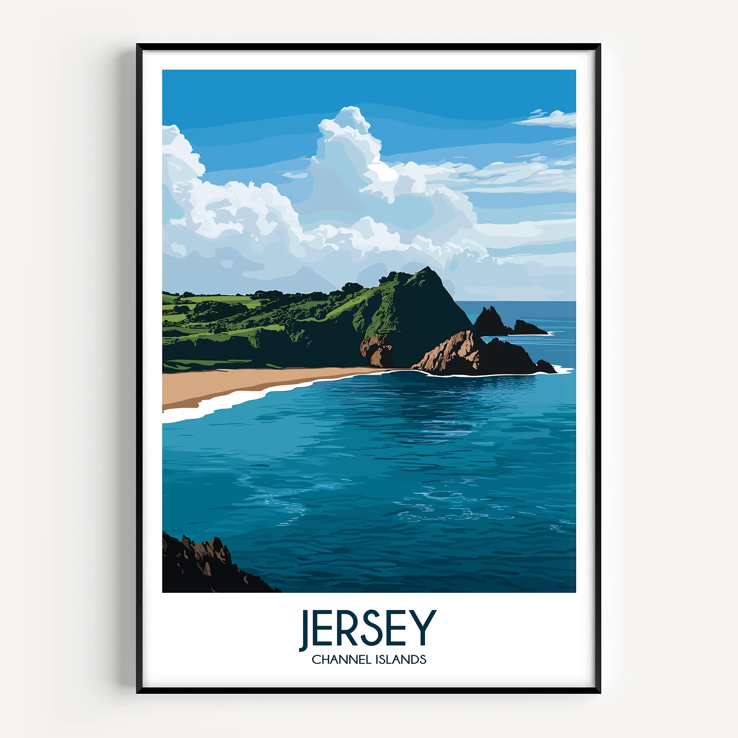 Jersey Vintage Style Print