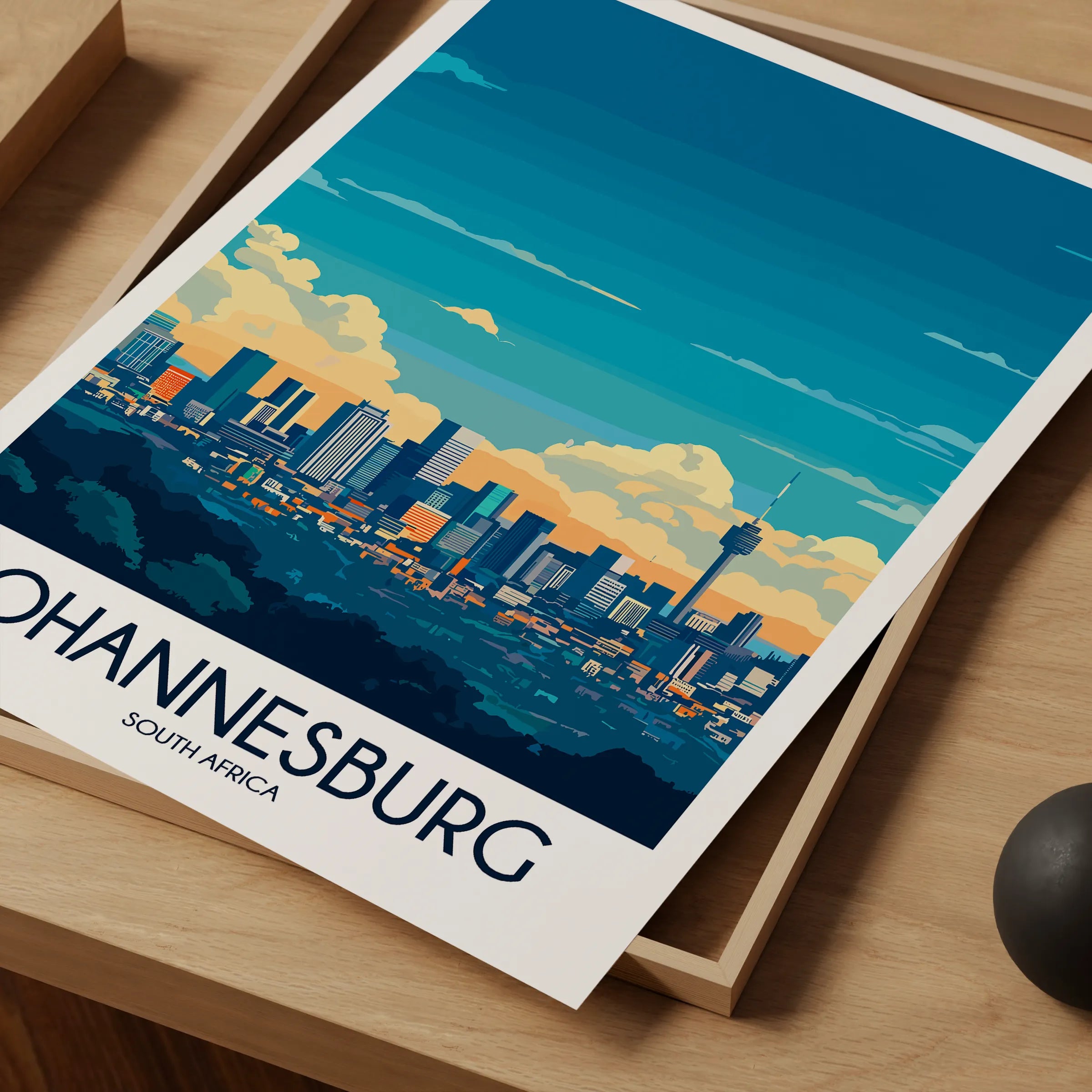 Johannesburg Destination Art Gift