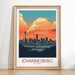 Johannesburg Destination Art Gift
