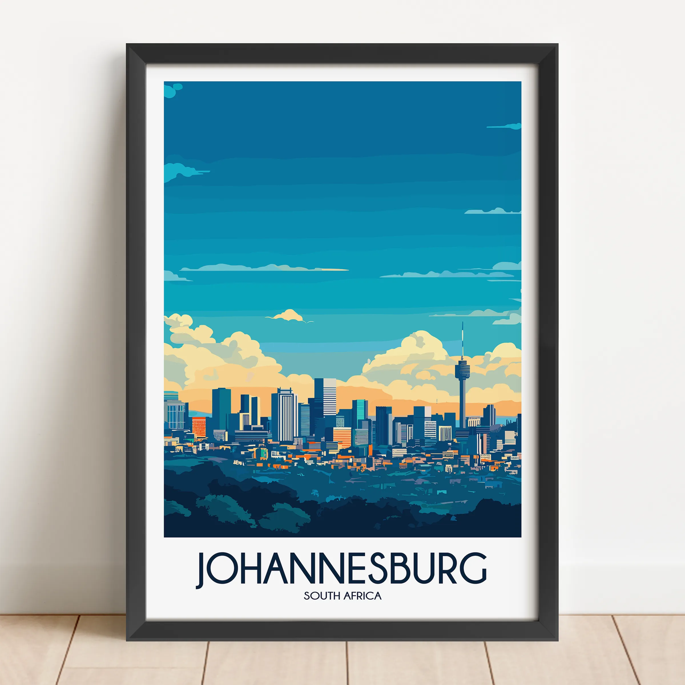Johannesburg Minimalist Wall Art