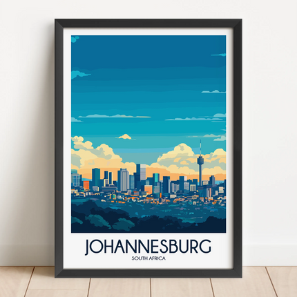 Johannesburg Minimalist Wall Art