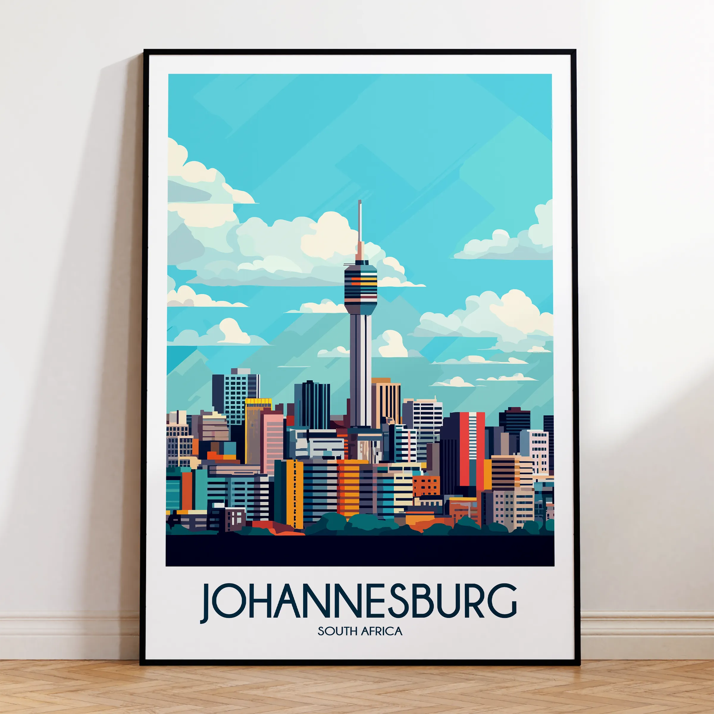 Johannesburg Minimalist Wall Art