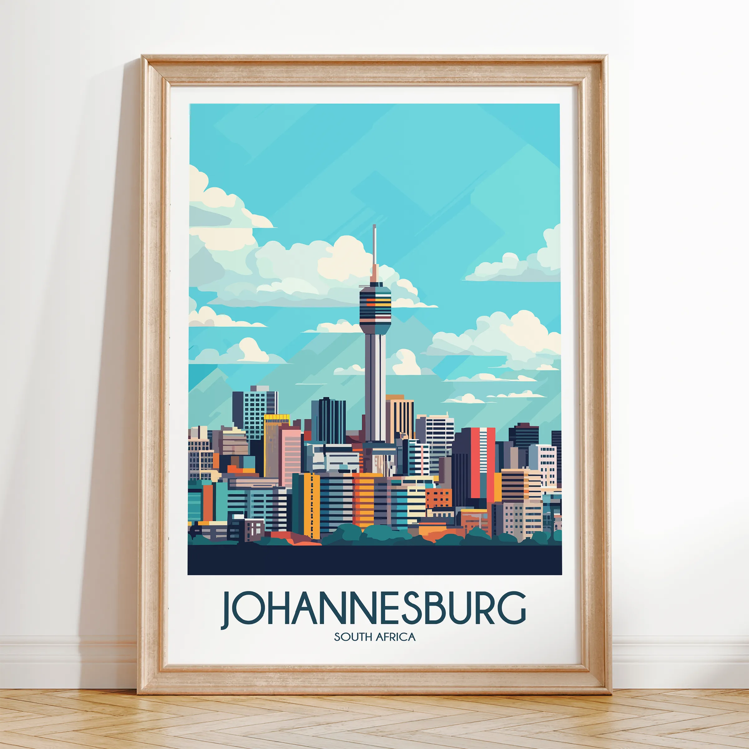 Johannesburg Scenic Landscape Art