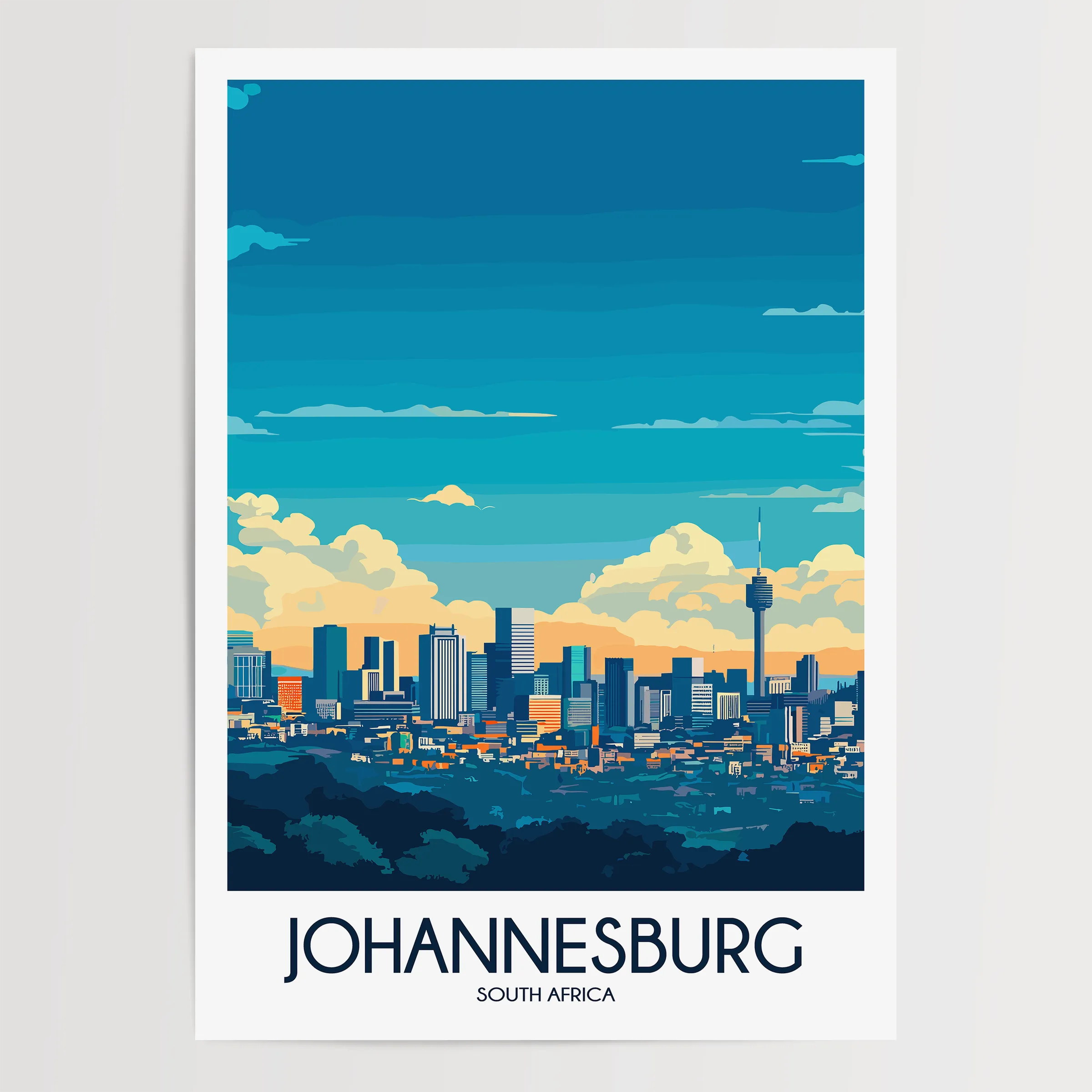 Johannesburg Scenic Landscape Art