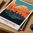 Johannesburg Souvenir Poster Print