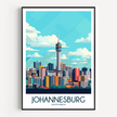 Johannesburg Souvenir Poster Print