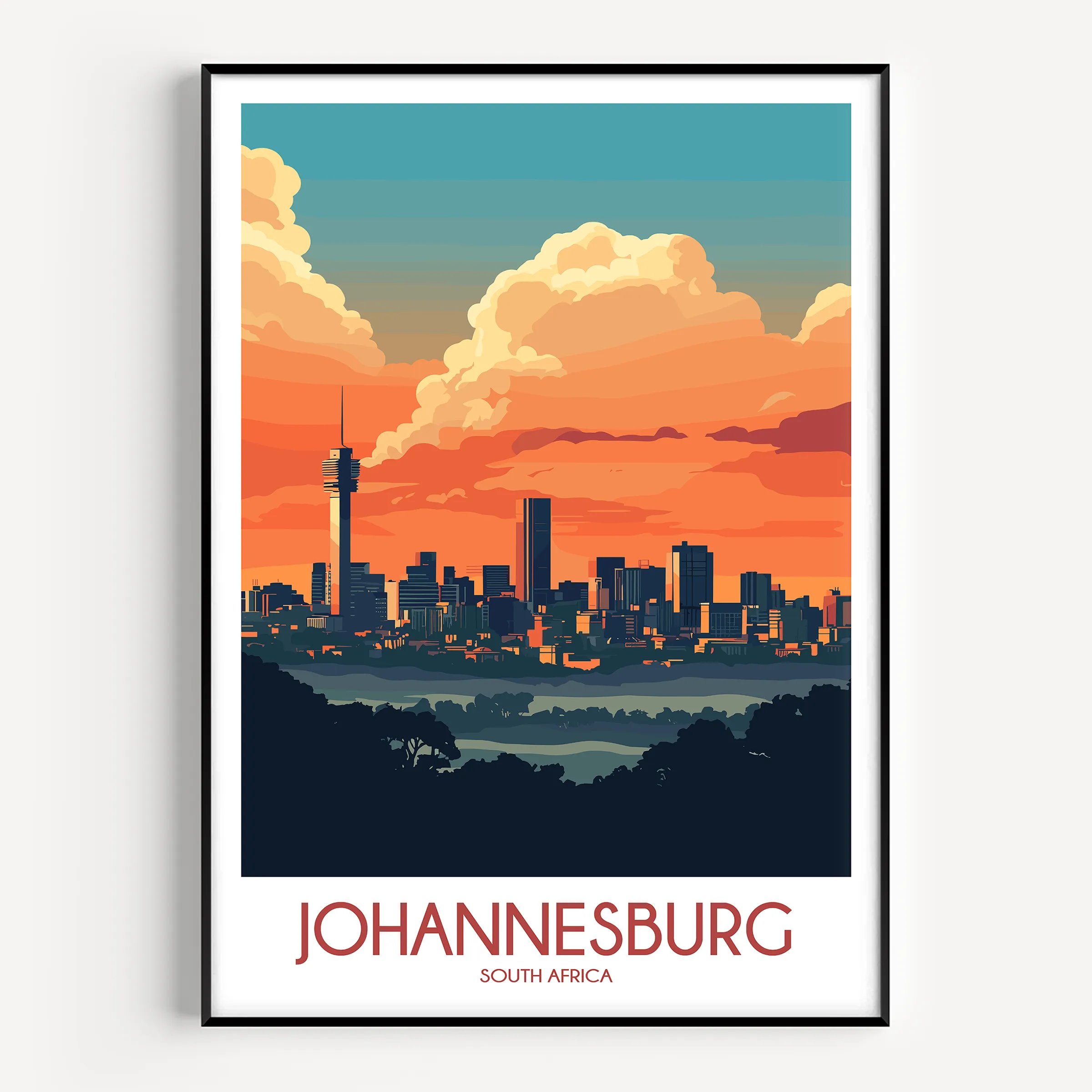 Johannesburg Travel Memory Gift