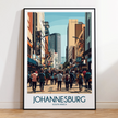 Johannesburg Vintage Style Print