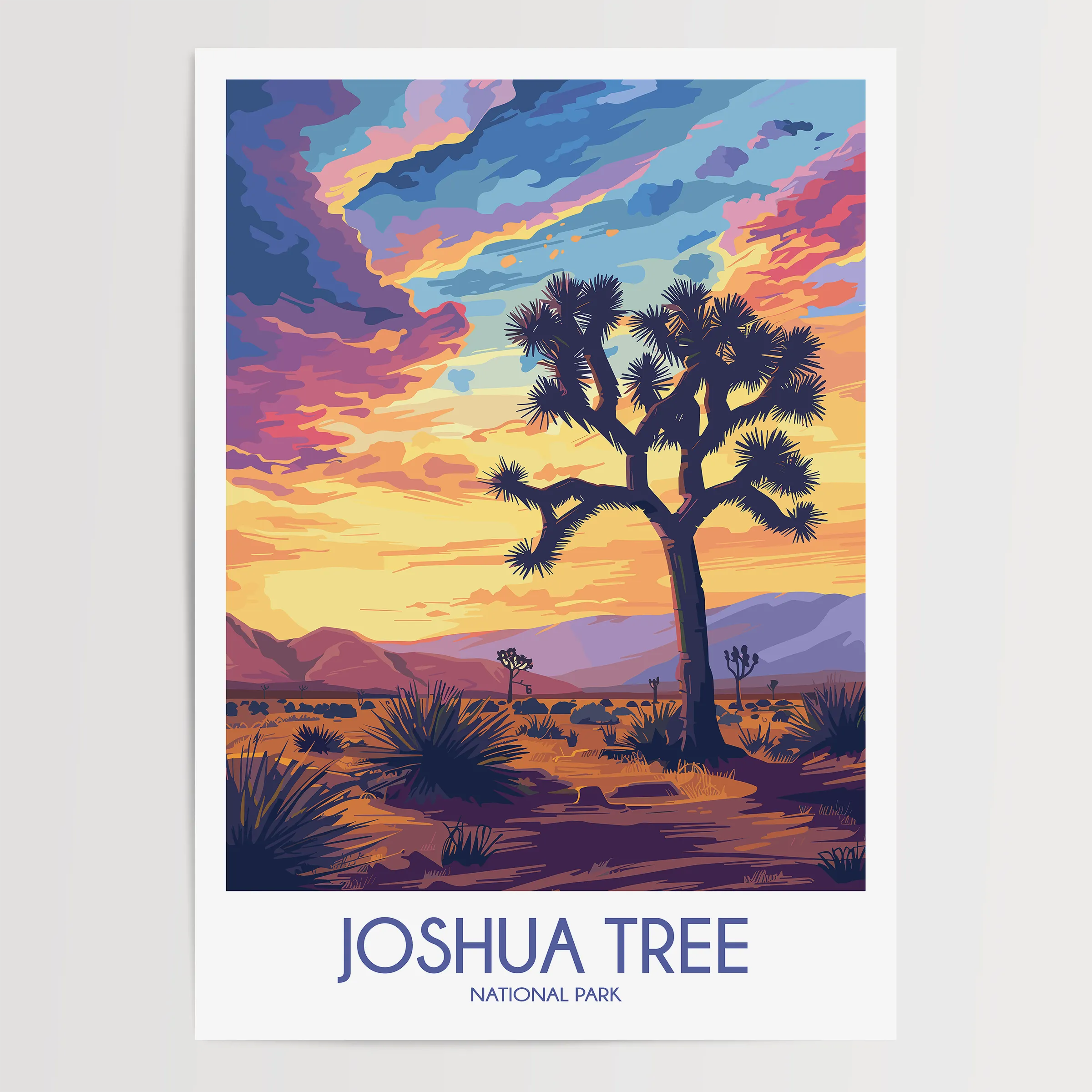 Joshua Tree Home Office Decor