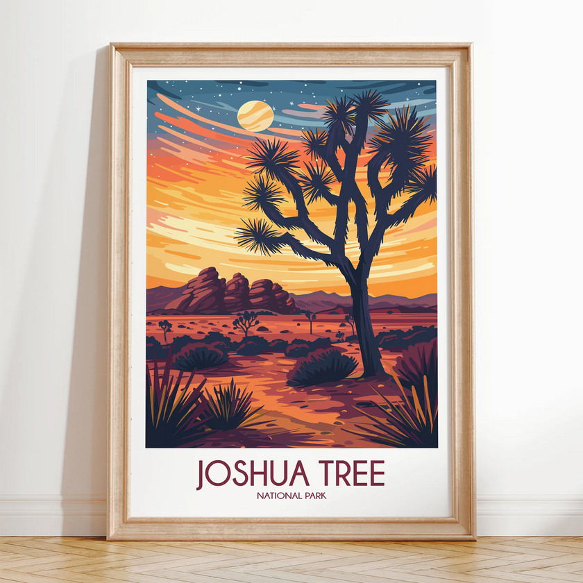 Joshua Tree Minimalist Wall Art
