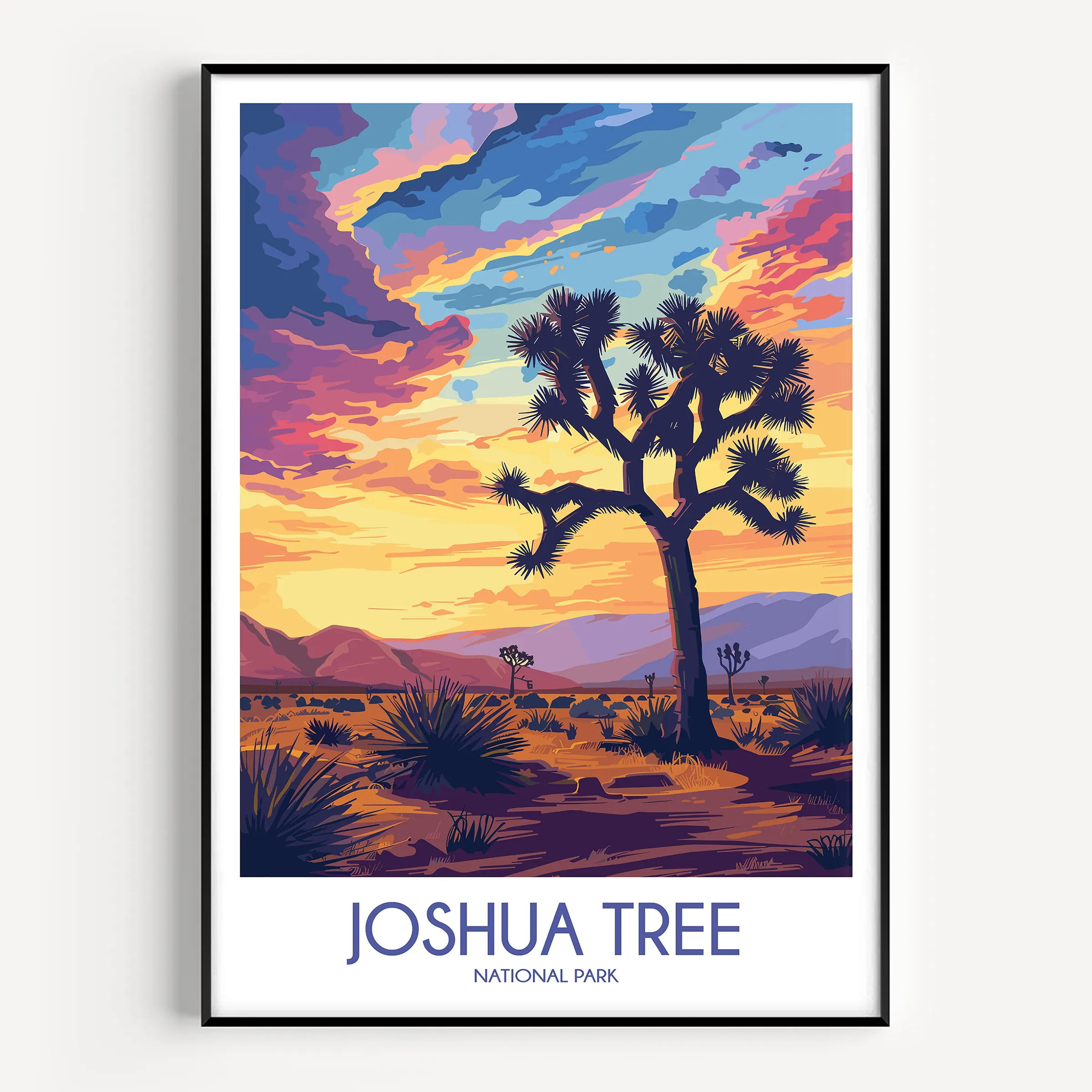 Joshua Tree Minimalist Wall Art