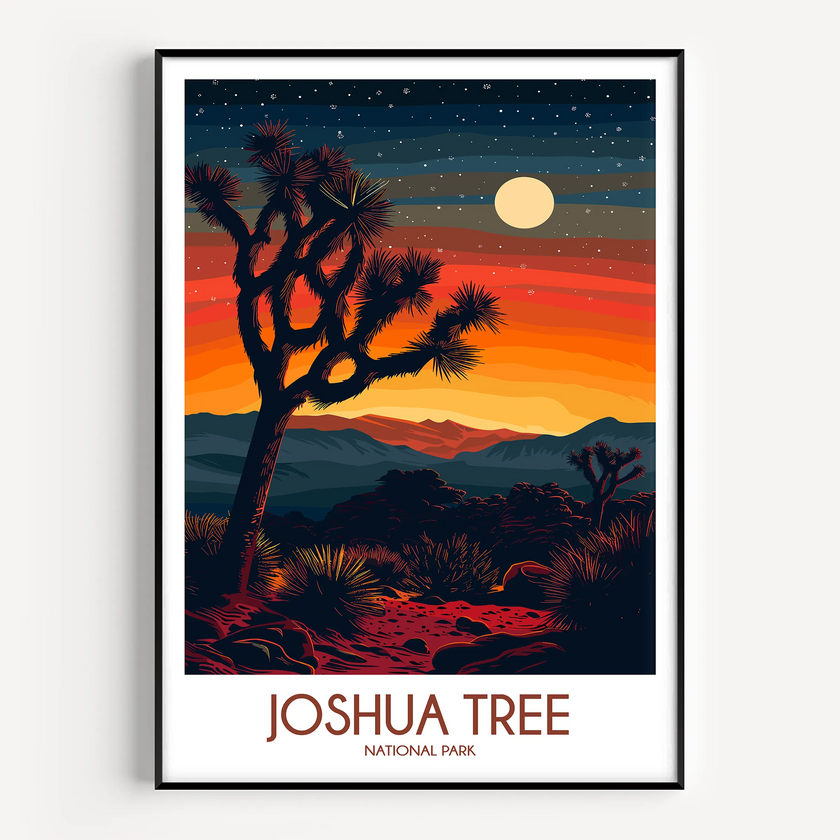 Joshua Tree Minimalist Wall Art