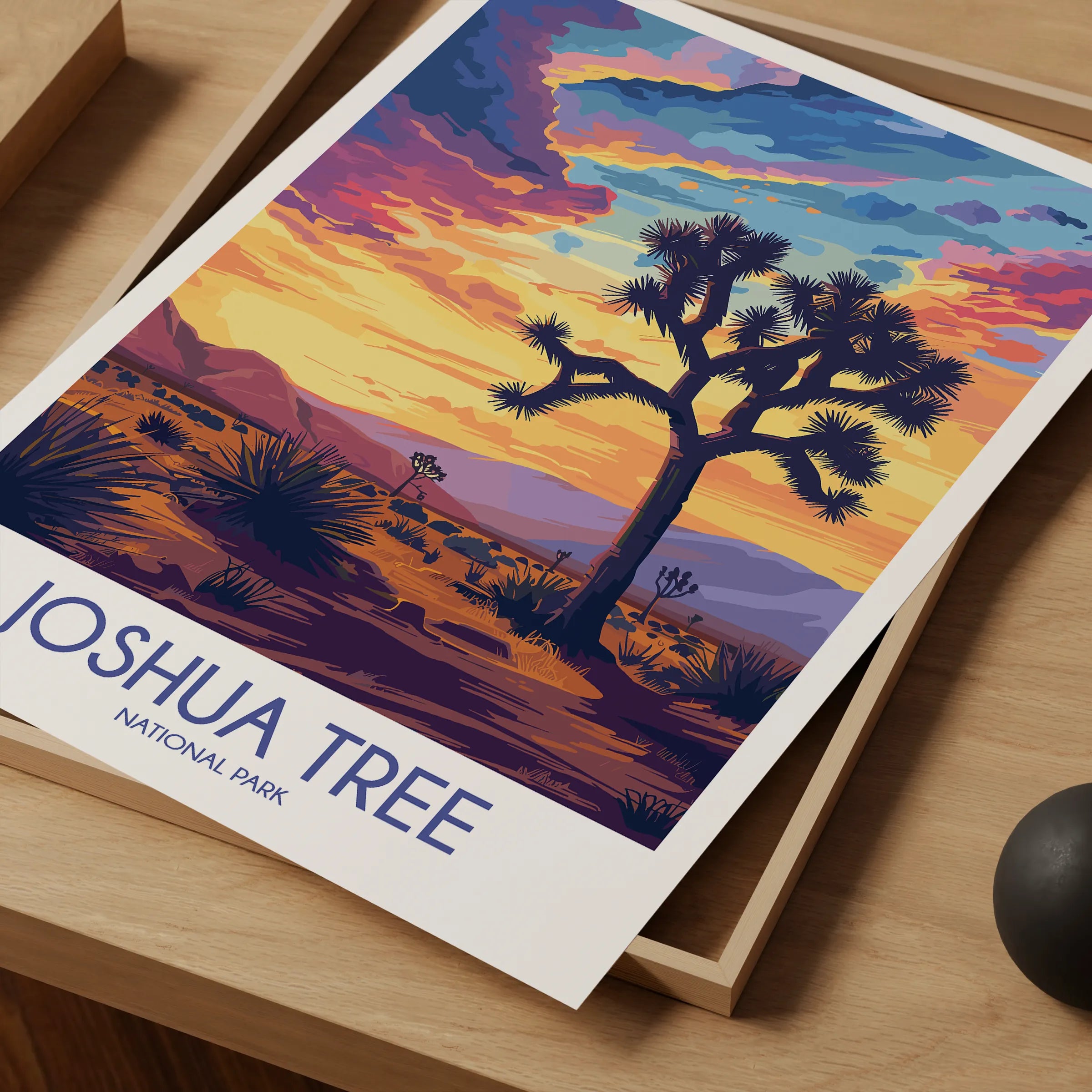 Joshua Tree Modern Travel Poster