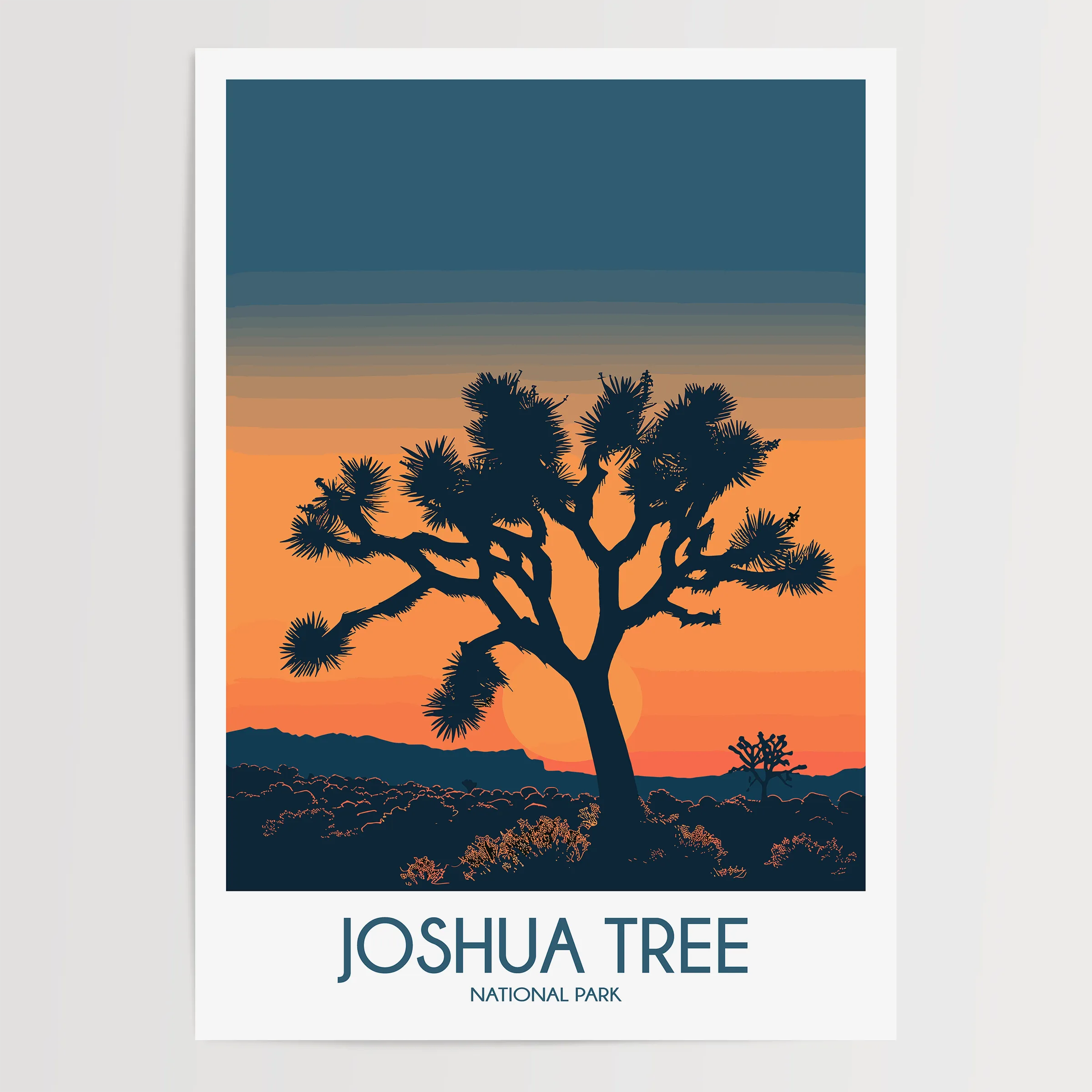 Joshua Tree Modern Travel Poster