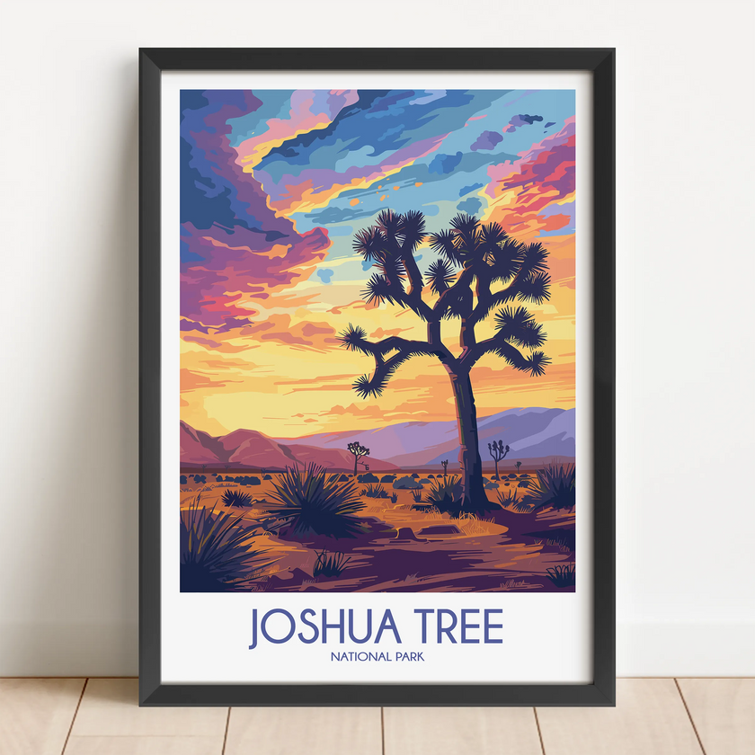 Joshua Tree Scenic Landscape Art