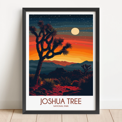 Joshua Tree Scenic Landscape Art