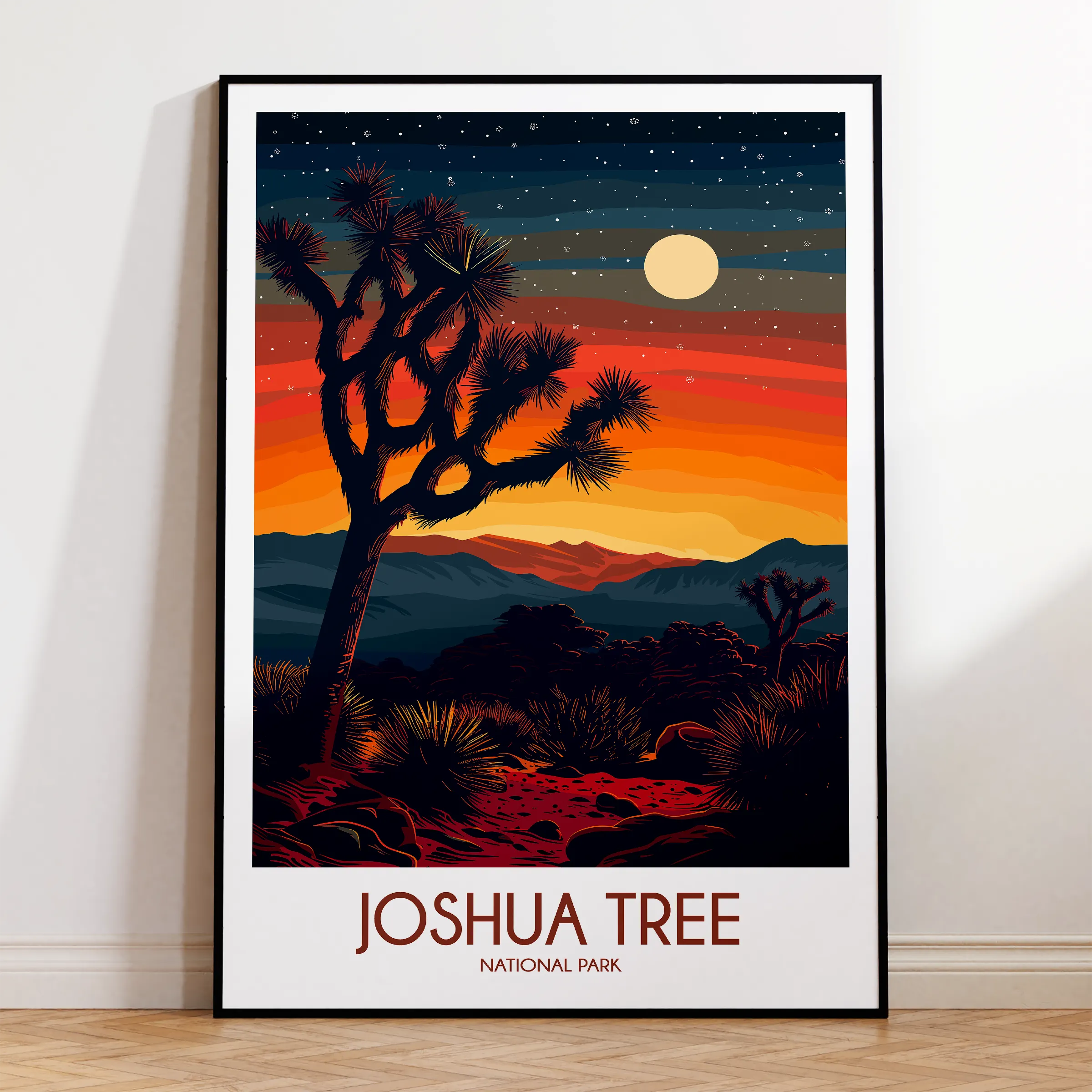 Joshua Tree Scenic Landscape Art