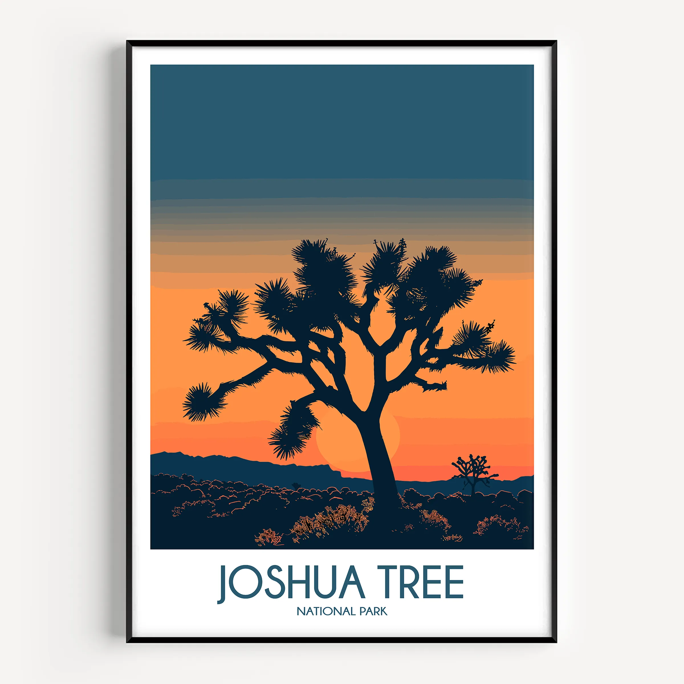 Joshua Tree Vintage Style Print
