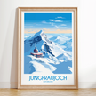 Jungfraujoch Destination Art Gift