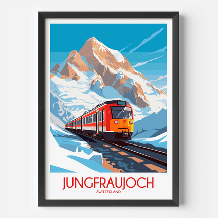 Jungfraujoch Destination Art Gift