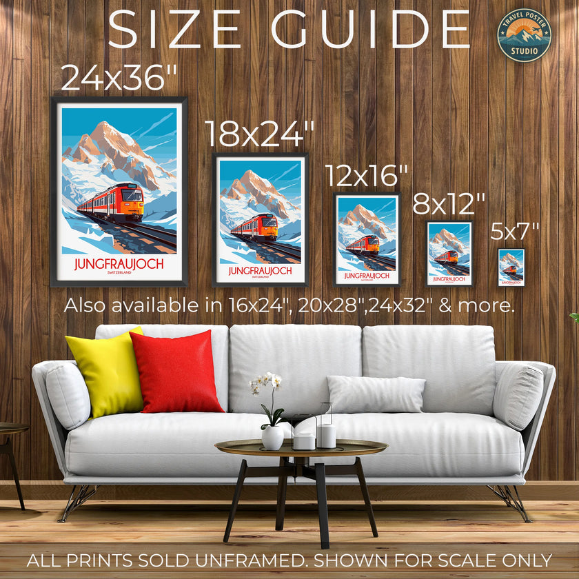 Jungfraujoch Gallery Quality Print