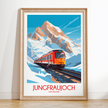 Jungfraujoch Minimalist Wall Art