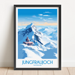 Jungfraujoch Minimalist Wall Art