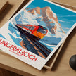 Jungfraujoch Scenic Landscape Art