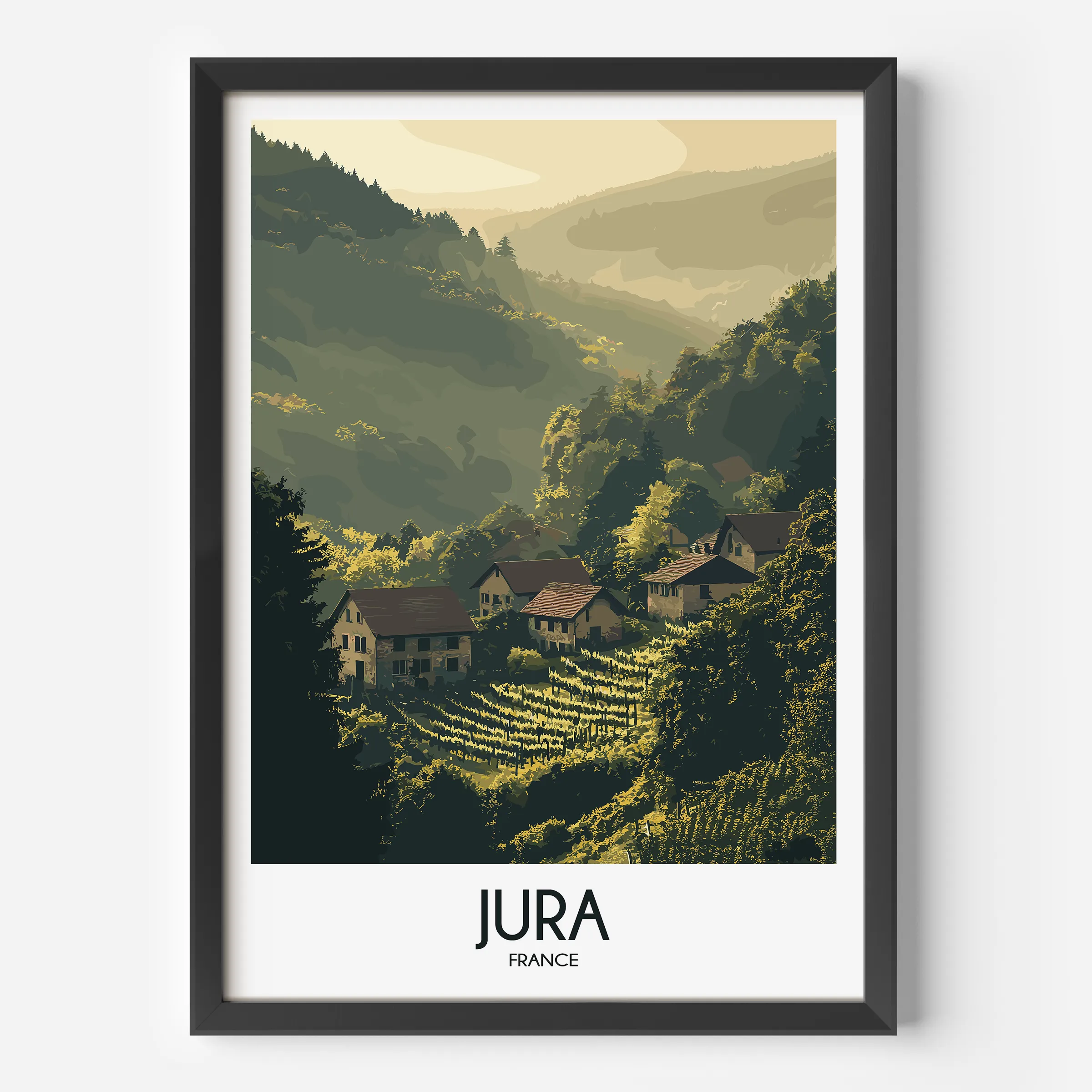 Jura Modern Travel Poster