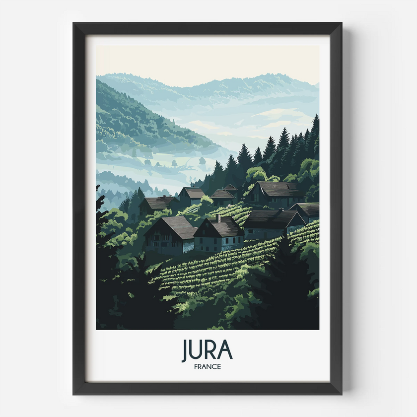 Jura Modern Travel Poster