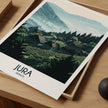 Jura Retro Travel Illustration